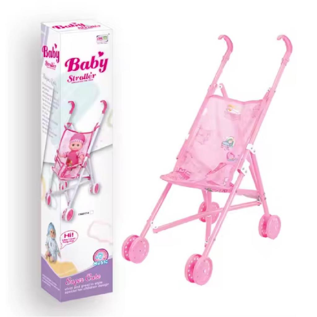 Baby Doll Stroller – Pink